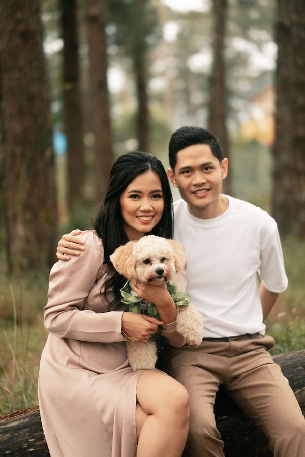 Candlelit table setting